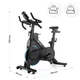 Спинбайк Gymtek XS2000 электромагнитный синий - изображение 15