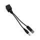 POE инжектор пассивный сплиттер RJ45 LAN Ethernet + DС connector + POE Alitek Black (пара 2 шт) (48978) - изображение 4