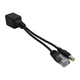 POE инжектор пассивный сплиттер RJ45 LAN Ethernet + DС connector + POE Alitek Black (пара 2 шт) (48978) - изображение 5