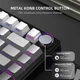 Клавіатура механічна бездротова Attack Shark X85 75% Hot-Swap RGB BT/2.4G/Type-C чорна - зображення 3