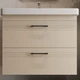 Тумба із умивальником DEVIT Urbanis 80x65x46см підвісна бежева 454080BE - зображення 3