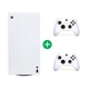 Консоль Microsoft Xbox Series X All-Digital 1TB Robot White + 2 Геймпада Microsoft Xbox Series X/S Wireless + гарантия Б/У - изображение 1