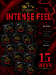 Презервативы SKYN безлатексные Intense Feel 15 шт полиизопреновые с точечной текстурой non-latex condoms для максимально естественных ощущений и комфорта во время интимной близости гипоаллергенные skyns поштучно - изображение 1