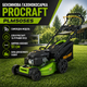 Газонокосарка ProCraft PLM505ES бензинова самохідна 4 кВт 50.1 см з електростартером травозбірником 62 л і 7 рівнями висоти скошування - зображення 1