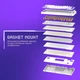 Беспроводная клавиатура Proove Gaming Coupe Huano Kobe N-key rollover 2.4Гц+BT5.3+Type-C 4000mAh бело-фиолетовый - изображение 7