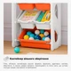 Дитячий стелаж Mealux Coral Mini Orange (KD-E021 Orange) - зображення 4