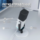 Динамічний мікрофон FIFINE Ampligame AM8 USB/XLR із сенсорною кнопкою вимкнення звуку RGB для ПК PS5 PS4 Білий - зображення 3