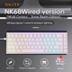 Механічна Клавіатура Ajazz NK68 з підсвіткою клавіш RGB Білий - зображення 4