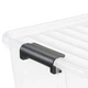Емкость для хранения Plast Team Home Box 36х47х25.2 см 30 л Прозрачная (2232tea-прозрачный) - изображение 2