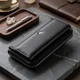 Женский кожаный клатч для карт купюр и документов ST Leather 19292 Черный - изображение 1