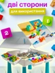 Дитячий багатофункціональний ігровий стіл-трансформер зі стільчиком та конструктором білий (26276245) - зображення 4