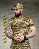 Комплект уставного костюма пиксель ТР6917 (костюм + футболка + ремень) тактический военный мультикам M - изображение 8