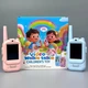 Детская видеорация Video Walkie Talkie 2 шт с HD-камерой, видео- и голосовой связью, Type-C, до 300 м, Blue + Pink - изображение 1