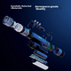 Багатофункціональний яскравий ліхтарик NexTool Outdoor and Home Thunder Six-In із зумом, світлодіодним аварійним освітленням дальнього радіуса дії, Type-C - зображення 3