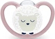 Пустышки Nuk Perfect Match Air Night Силиконовые Размер 1 0-6 месяцев Овца/Звезды 2 шт (4008600447252) - изображение 3