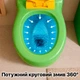 Комплект детский умывальник и унитаз керамический набор умывальник и унитаз напольный детский Asans Green - изображение 4