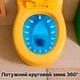 Комплект детский унитаз и умывальник керамический набор унитаз напольный и умывальник детский Asans Yellow - изображение 4