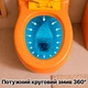 Комплект детский умывальник и унитаз керамический набор унитаз напольный и умывальник детский Asans Orange - изображение 4