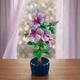 Конструктор квітка Гібіскус у горщику, інтер'єрна квітка серії Botanical, сумісний з відомими брендами - зображення 13