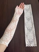Мереживні довгі мітенки нарукавники honey fashion accessories s/m/l білий (30к063) - зображення 5