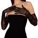 Довгі рукавички honey fashion accessories s/m/l чорні (30к066) - изображение 1