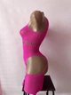 Звабливий еластичний бодістокінг One Size Яскраво-рожевий (5036) - изображение 6