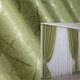 Комплект льняных штор 150×270 см (2 шт) оливковый - изображение 1