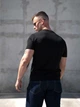 Мужская футболка из хлопка базовая Teamv Basic Черная XXL - изображение 2