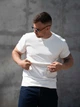 Мужская футболка из хлопка базовая Teamv Basic Белая 5XL - изображение 1