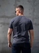 Мужская футболка из хлопка базовая Teamv Basic Графит 5XL - изображение 3