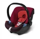 Автокресло Cybex Aton Silver – безопасное и удобное для детей, цвет Rumba Red - изображение 1