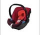 Автокресло Cybex Aton Silver – безопасное и удобное для детей, цвет Rumba Red - изображение 4