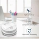 Набор из 6 беспроводных Wi-Fi датчиков дыма Tuya Smart / Smart Life — Надежная противопожарная защита вашего дома - изображение 4