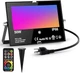 Прожектор LED 50 Вт RGB, пульт, вуличне освітлення фасаду - зображення 1