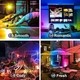 Прожектор LED 50 Вт RGB, пульт, вуличне освітлення фасаду - зображення 2