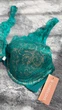 Мереживний бюстгальтер THIRDLOVE Lace Contour Plunge Bra - 75C1/2 - Зелений - зображення 6
