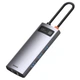 USB-хаб Baseus Metal Gleam Multifunctional 6-in-1 (CAHUB-CW0G) - изображение 4