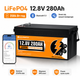 Аккумулятор ECO-WORTHY LiFePO4 12.8V 280Ah 3584Wh с Bluetooth, BMS 200A и защитой от холода - изображение 1
