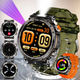 Військовий смарт-годинник чоловічий з компасом SOS Bluetooth виклики спортивний smartwatch для айфон андроїд - зображення 1