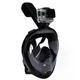 Маска для подводного плавания и дайвинга Tribord Easybreath Black. Водолазная маска с креплением для камеры - изображение 2
