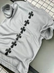 Футболка Chrome Hearts сіра XXL - зображення 4