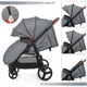 Прогулочная коляска EL Camino X4 Stone Grey (ME 1024L) - изображение 4