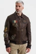 Куртка шкіряна Aeronautica Militare 8926 58 - зображення 1