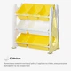 Детский стеллаж Mealux Coral Yellow (KD-E022 Yellow) - изображение 7