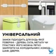 Замки безопасности набор 10 шт Замок блокиратор на мебель от детей Vela Big до 22см. универсальные силиконовые гибкие Белый - изображение 5