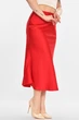 Юбка женская однотонная красного цвета Fashion размер 42-44 (213822) - изображение 1