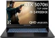 Ноутбук Dream Machines RX5070Ti-17 (RX5070Ti-17UA21) Black / 17.3" WVA WQXGA 240 Гц / Intel Core i9-14900HX / RAM 32 ГБ / SSD 1 ТБ / RTX 5070 Ti, 12 ГБ / LAN - изображение 1