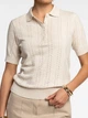 Поло жіноче бежеве 100% бавовна Arber Polo Knit WD SS WTR-204 L бежевый (W09.17.60.621) - зображення 5