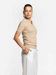 Поло жіноче бежеве бавовняне Arber Polo Knit WD3 SS WTR-241 XL бежевый (W09.19.16.621) - зображення 3