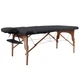 Масажний стіл inSPORTline Orashi 2-Section Wooden, чорний - изображение 1